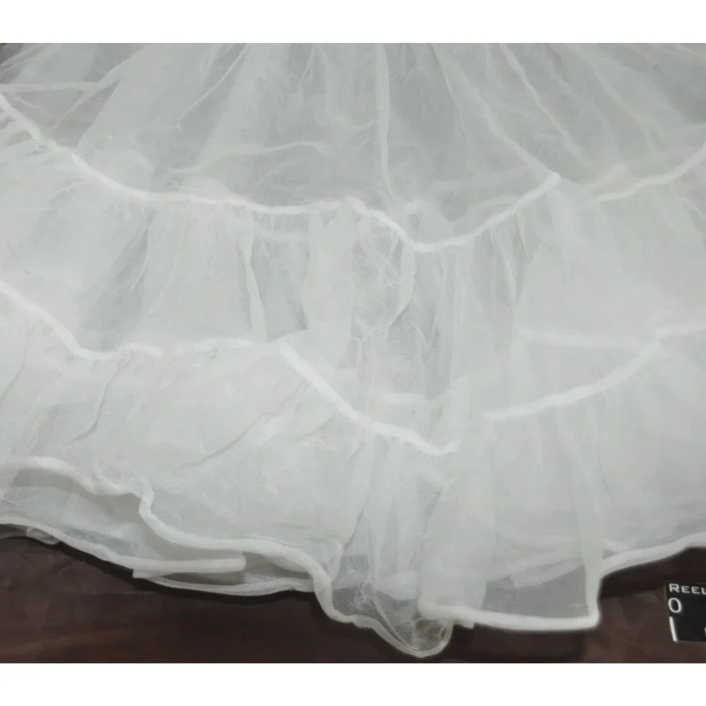 Vintage 80s Copper Key Girls Full Circle Crinoline Slip Size 3T Full Double Tier